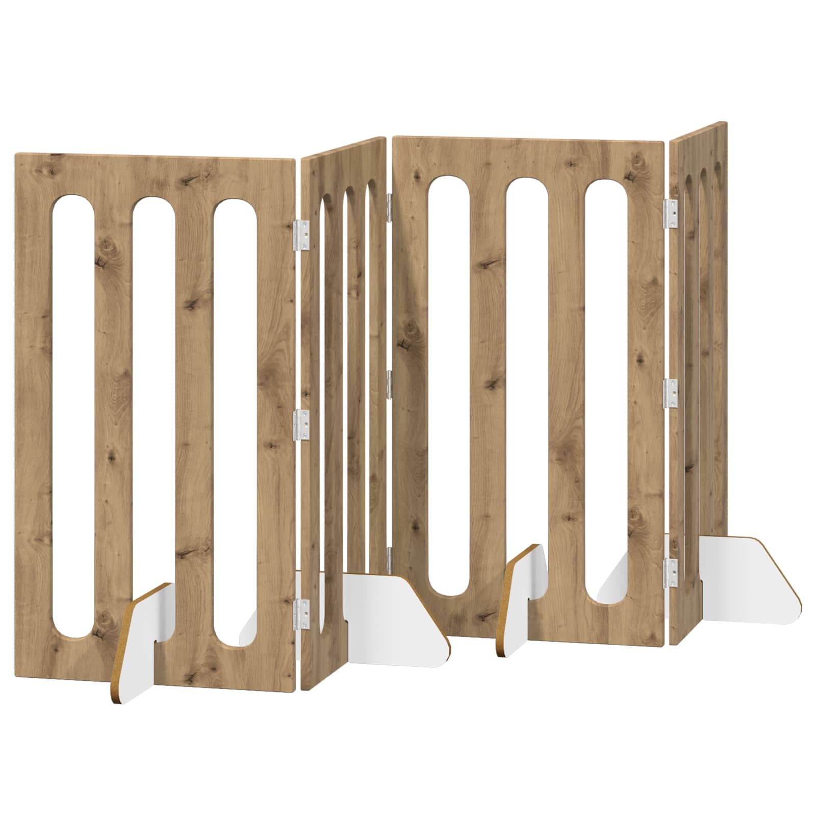 Recinto pieghevole per animali 4 pz Rovere Artigianale — miniatura 2 di 10