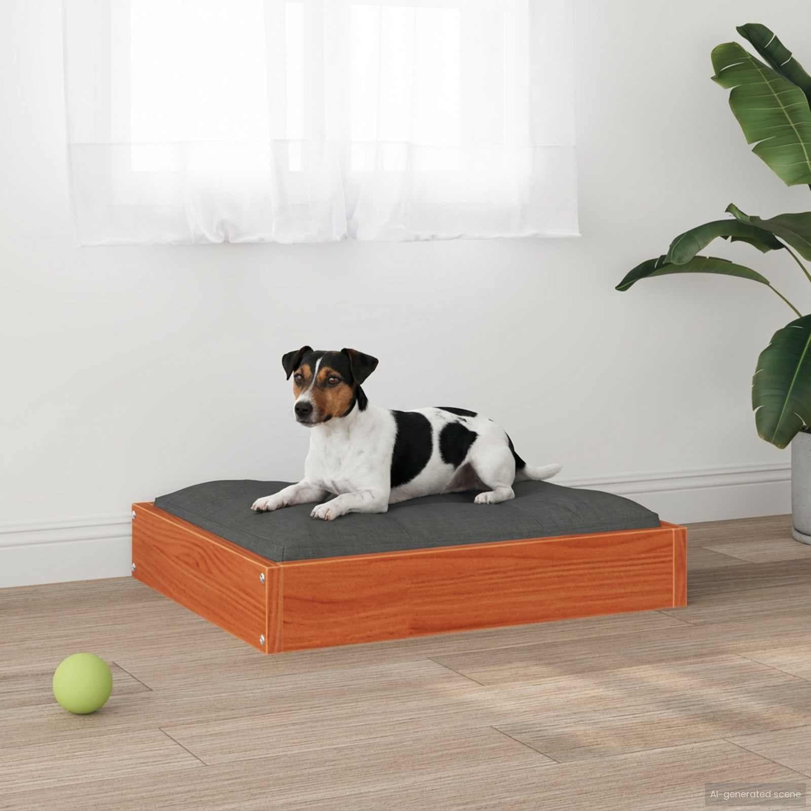 Letto per Cani Marrone cerato 51,5 x 44 x 9 cm — miniatura 4 di 7