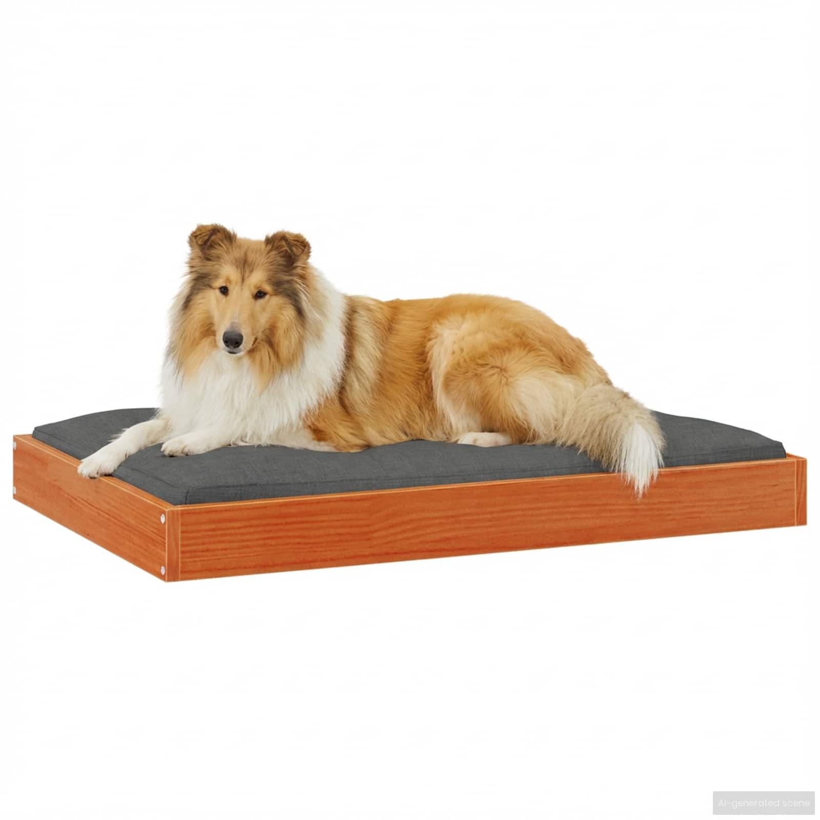 Letto per Cani Marrone cerato 92 x 64 x 9 cm — miniatura 3 di 7