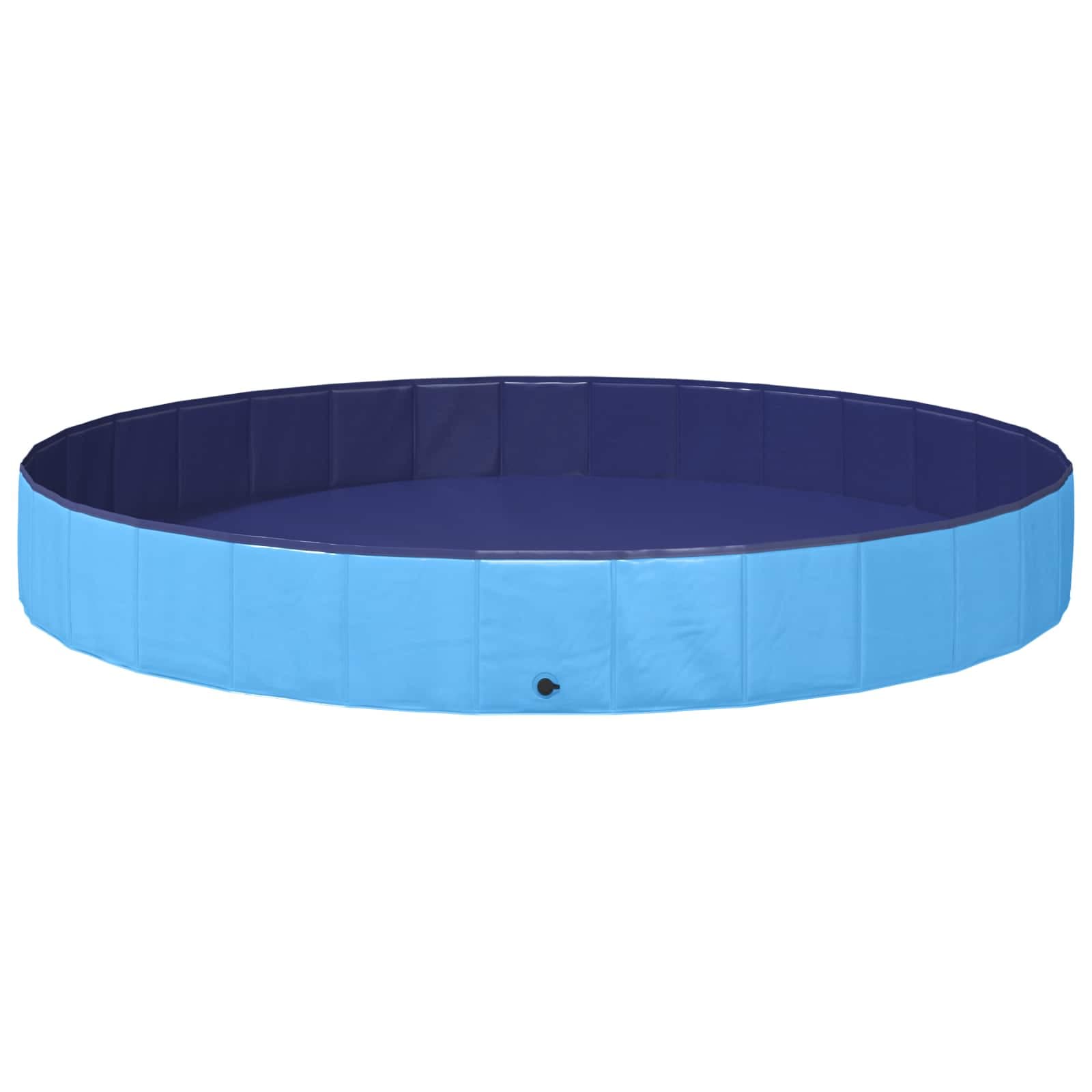 Piscina per Cani Ø300 x 38 cm PVC Spesso Blu — miniatura 2 di 7