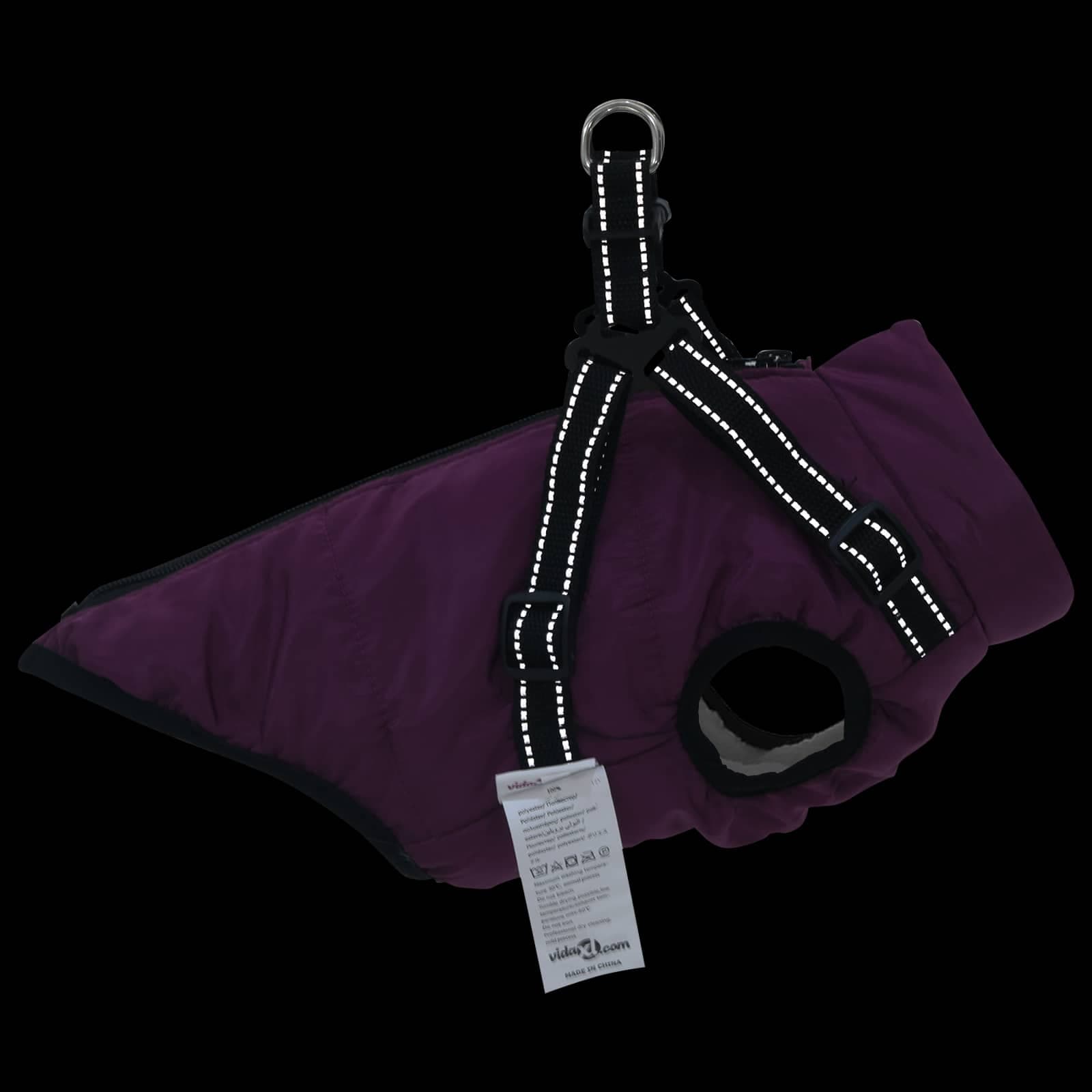 Cappotto per Cani Viola L24 Pile e Poliestere — miniatura 9 di 10