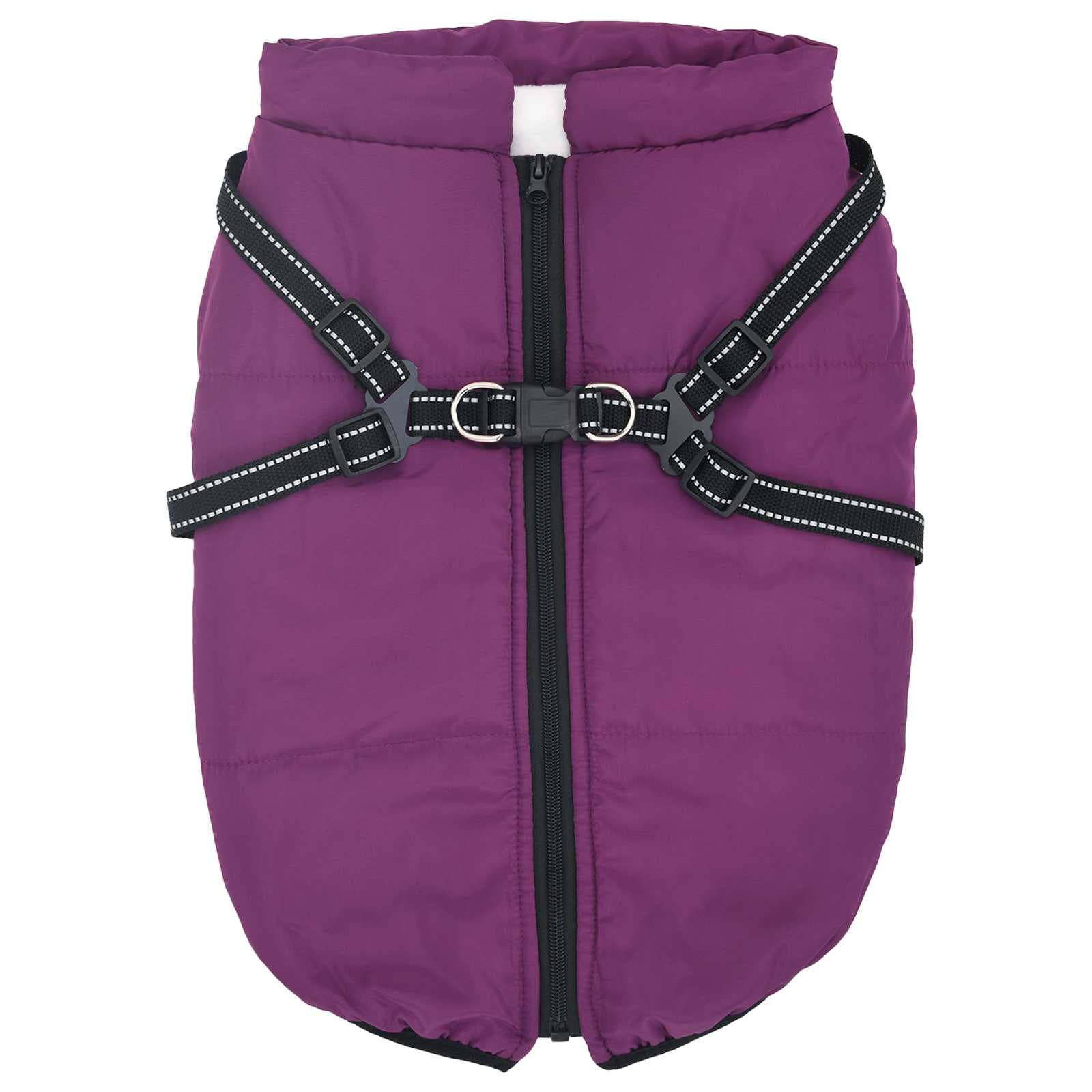 Cappotto per Cani Viola L52 Pile e Poliestere — miniatura 2 di 10