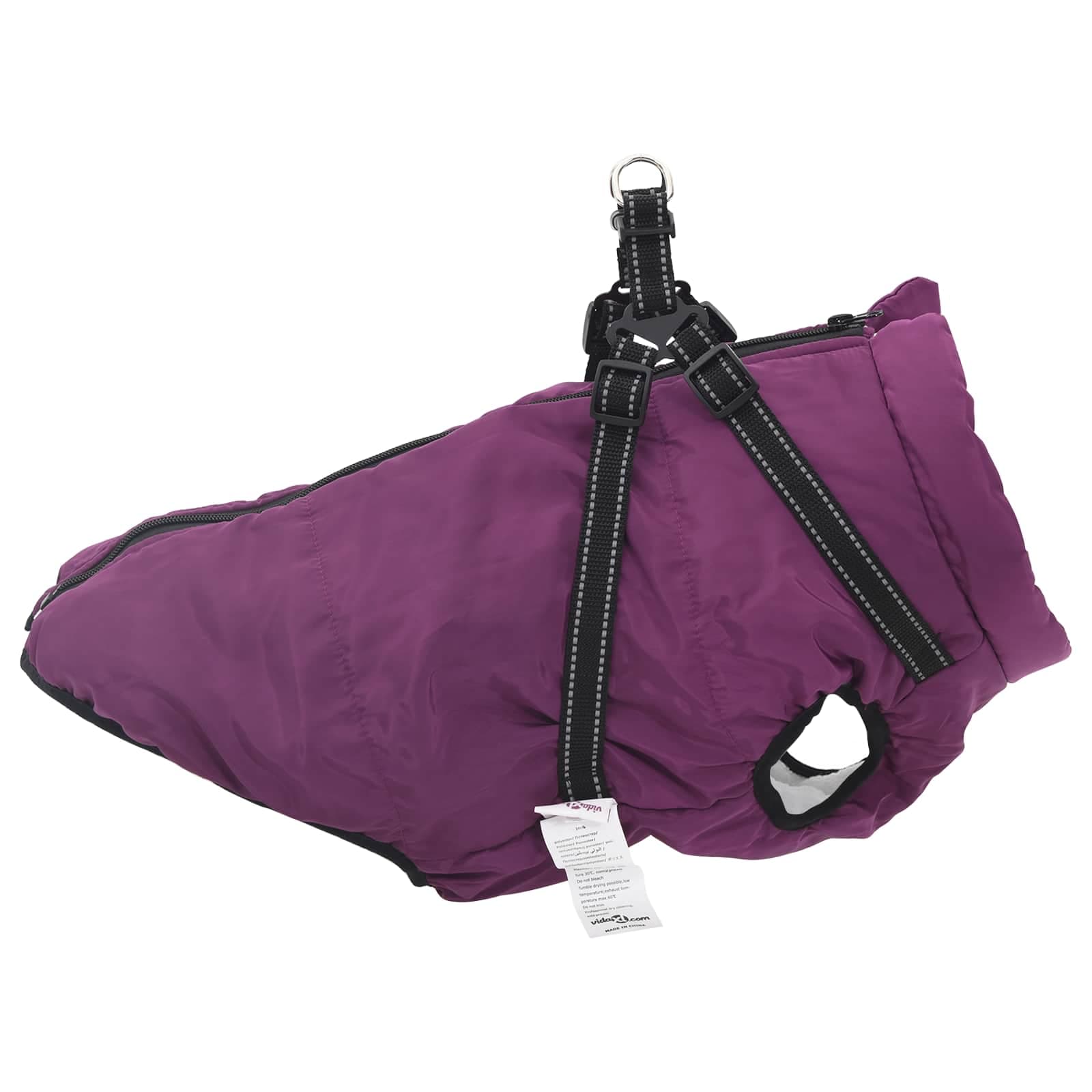 Cappotto per Cani Viola L52 Pile e Poliestere — miniatura 4 di 10