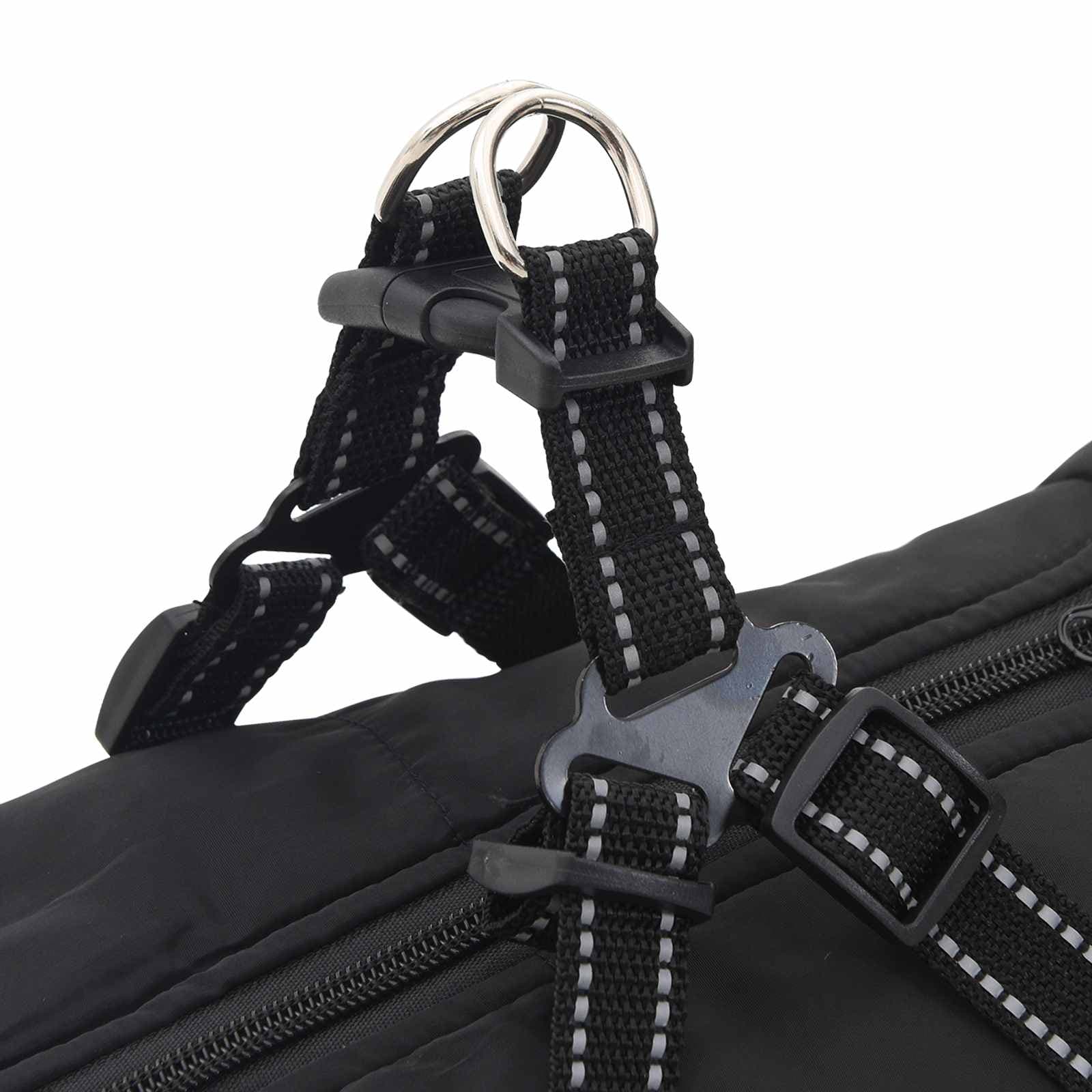 Cappotto per Cani Nero L44 Pile e Poliestere — miniatura 8 di 10