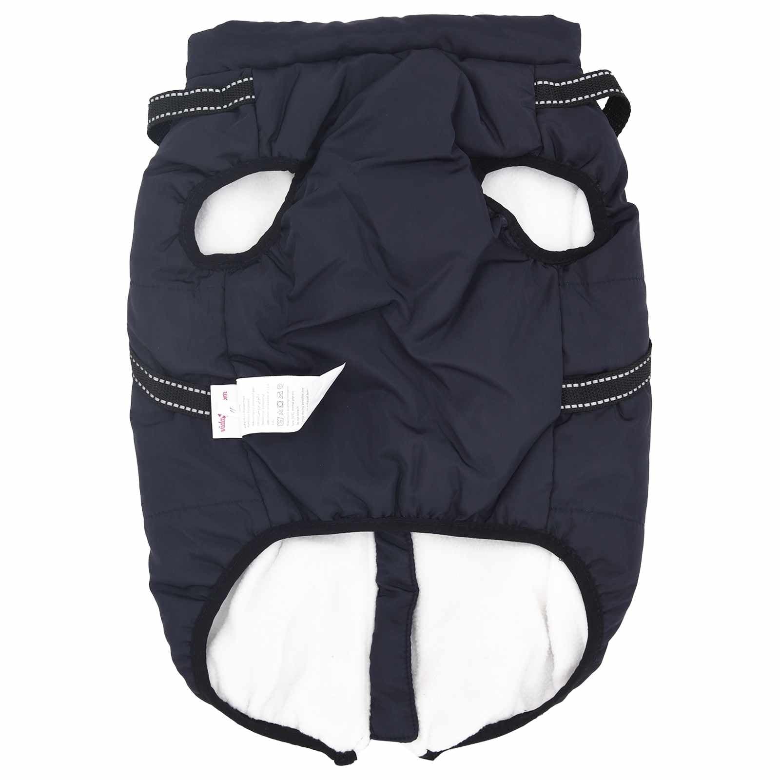 Cappotto per Cani Blu navy L68 Pile e Poliestere — miniatura 5 di 10