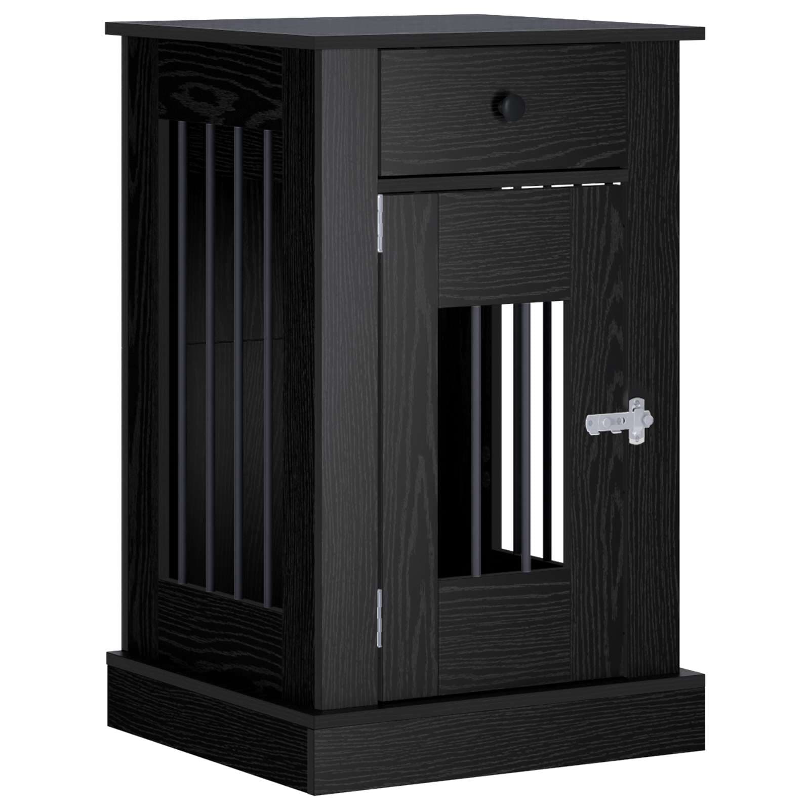 Mobile da cassa per cani Rovere Nero 50 x 47,5 x 80 cm — miniatura 2 di 10