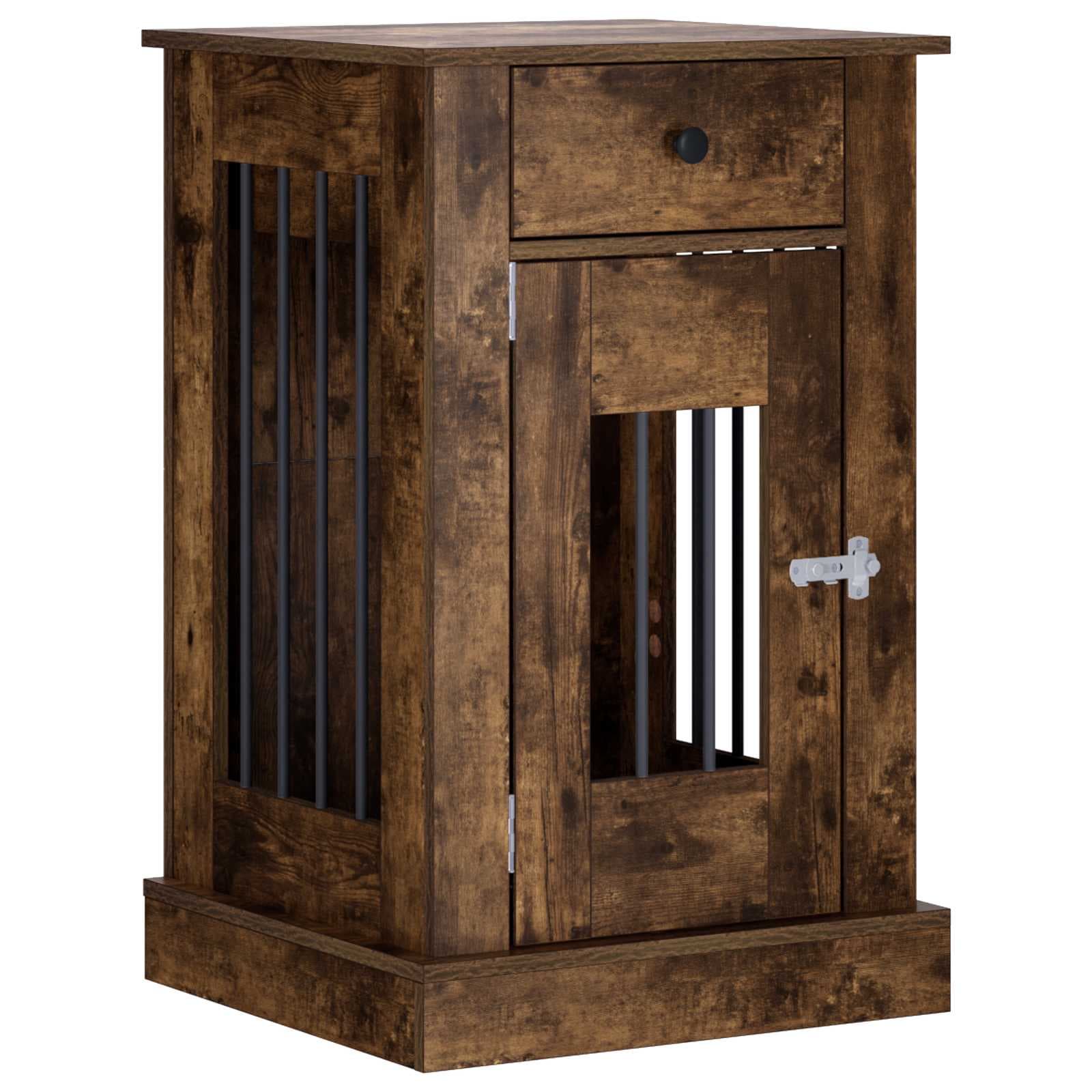 Mobile da cassa per cani Rovere Fumo 50 x 47,5 x 80 cm — miniatura 2 di 10