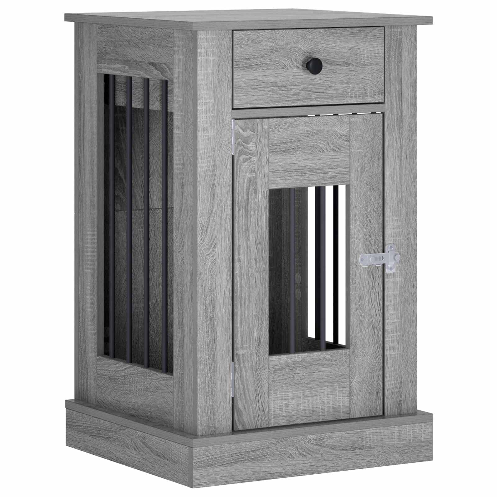 Mobile da cassa per cani Sonoma grigio 50 x 47,5 x 80 cm — miniatura 2 di 10