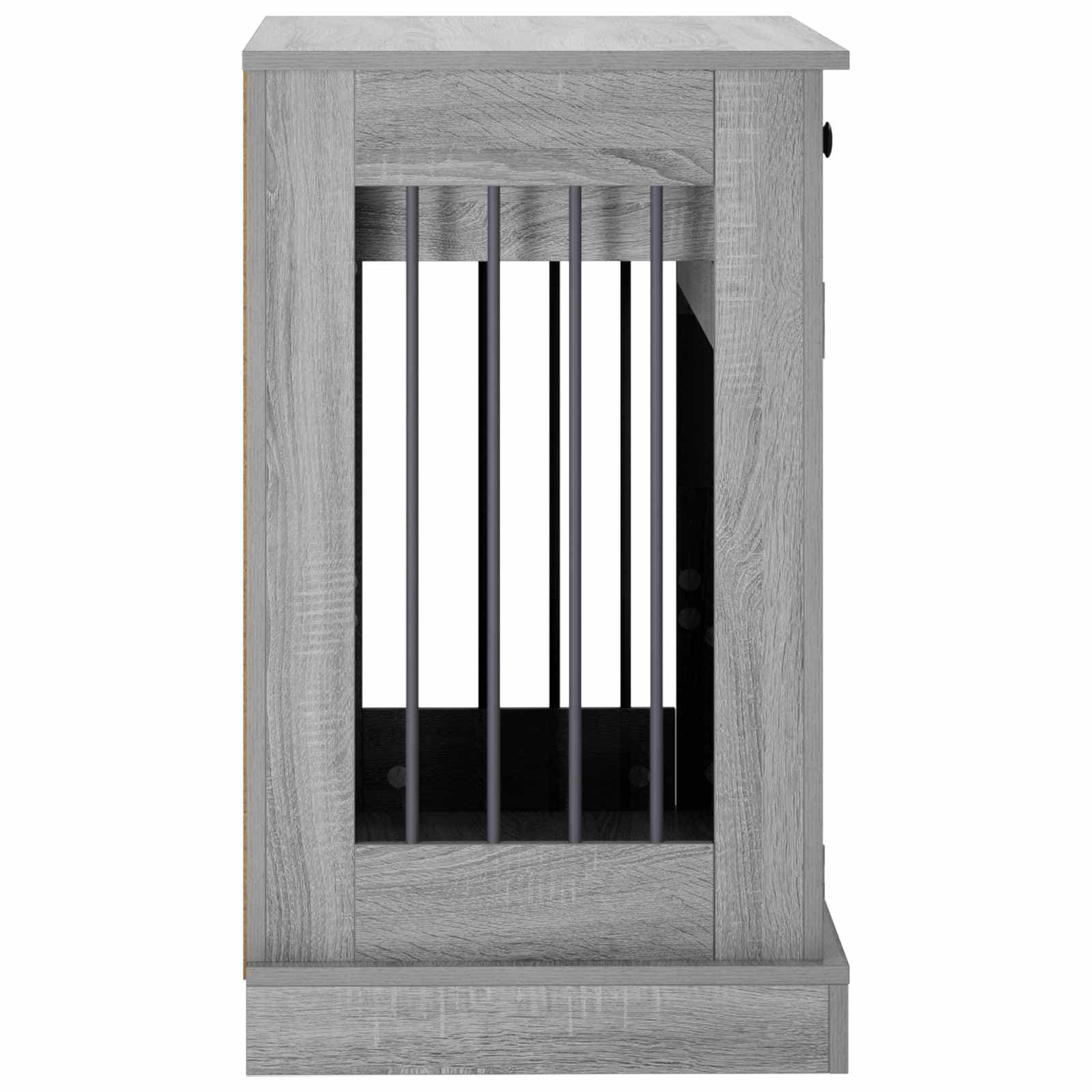 Mobile da cassa per cani Sonoma grigio 50 x 47,5 x 80 cm — miniatura 5 di 10
