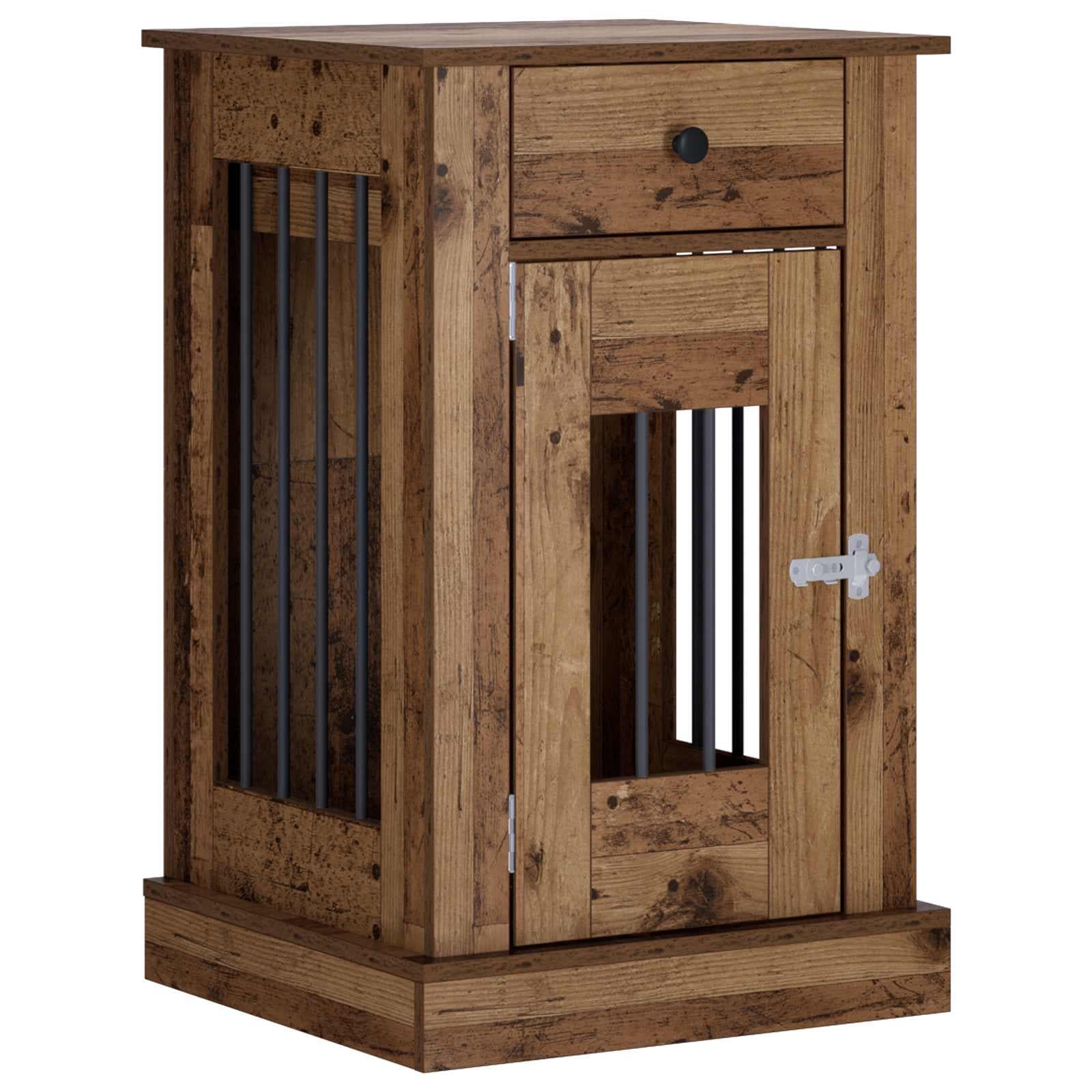 Mobile da cassa per cani Legno antico 50 x 47,5 x 80 cm — miniatura 2 di 10