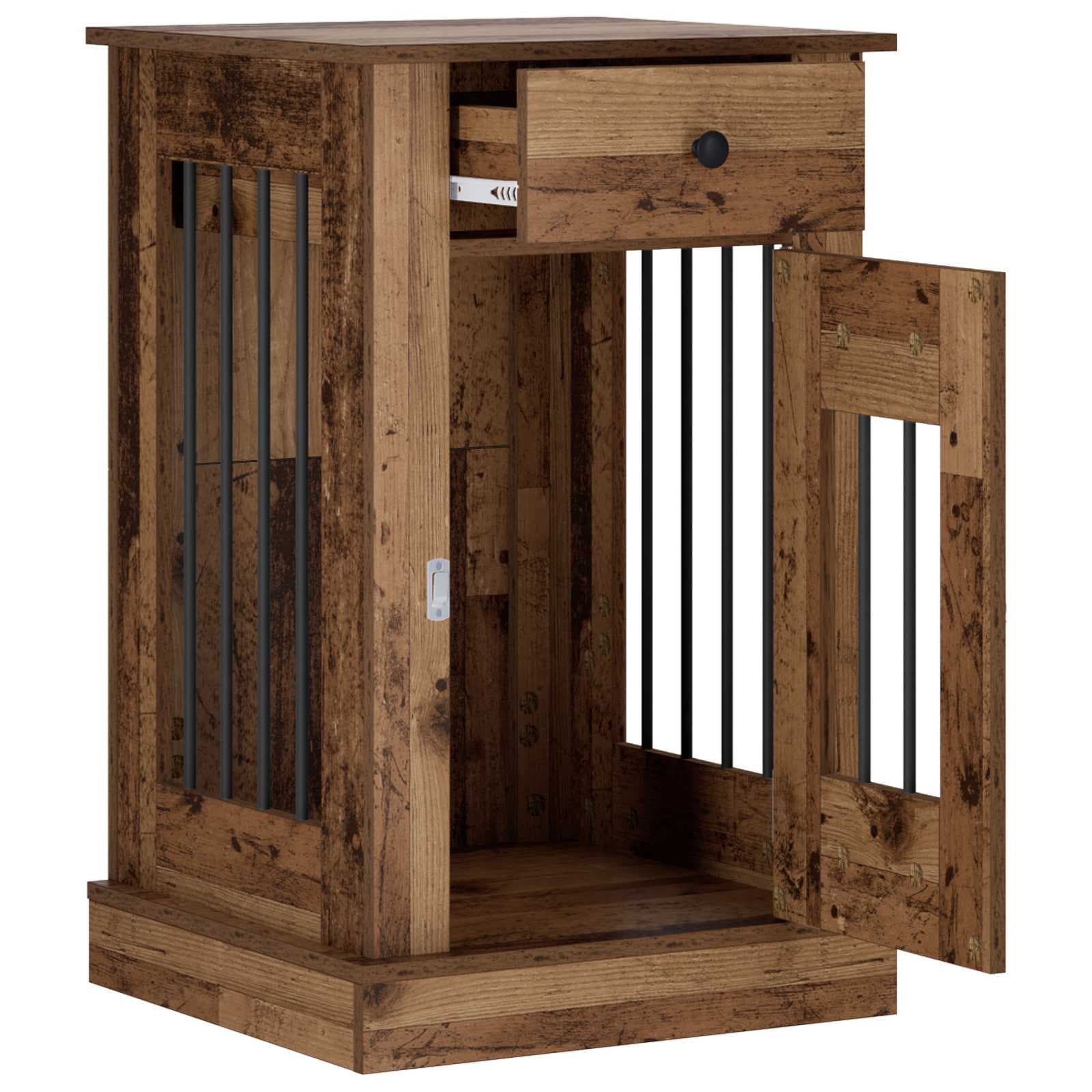 Mobile da cassa per cani Legno antico 50 x 47,5 x 80 cm — miniatura 3 di 10