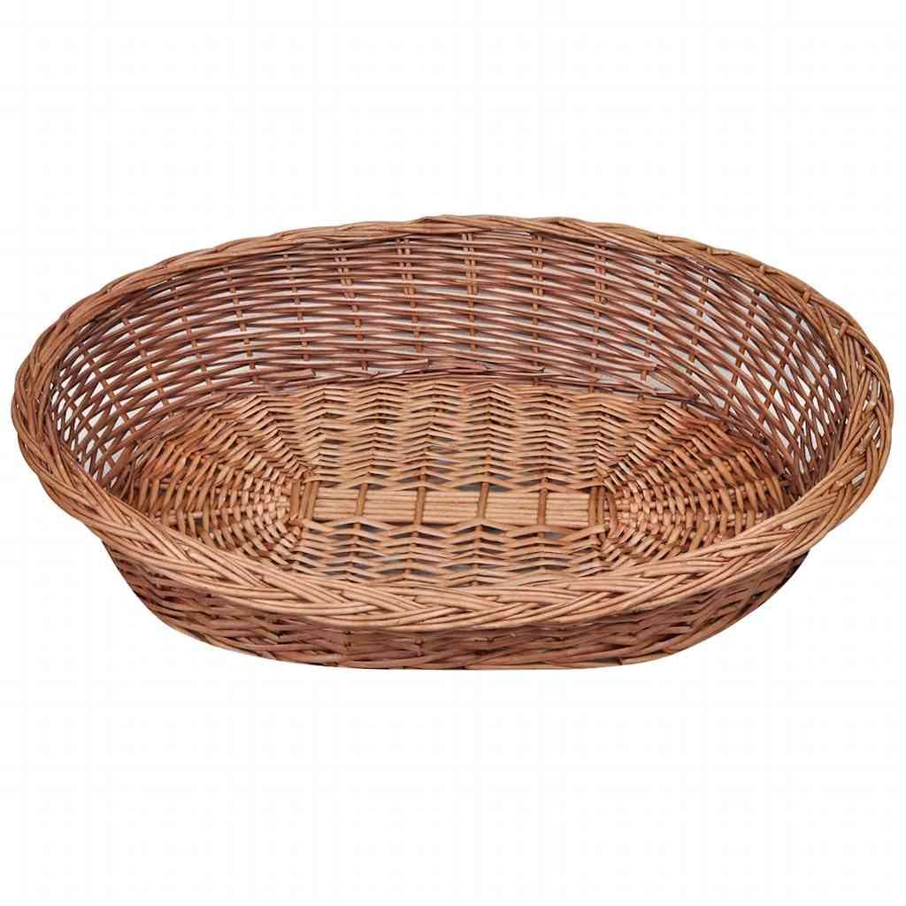 Cesto per Cani/Lettino in Vimini Naturale 90 cm