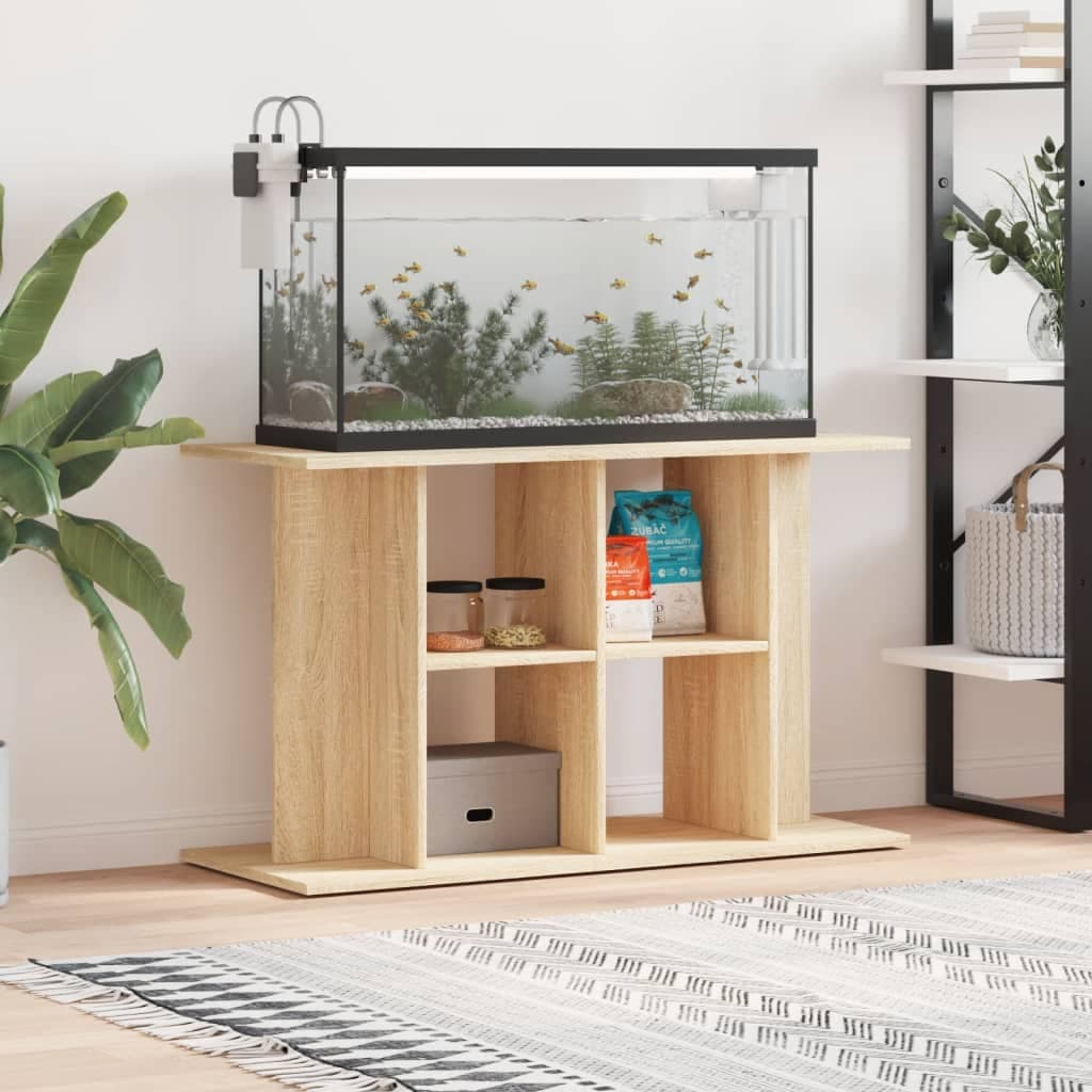 Supporto per acquario in rovere Sonoma 100x40x60 cm