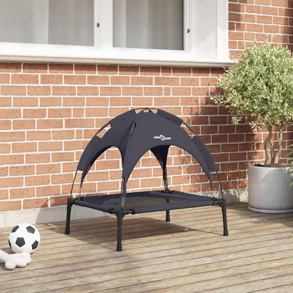 Letto per Cani Nero 62 x 48 x 61 cm Acciaio