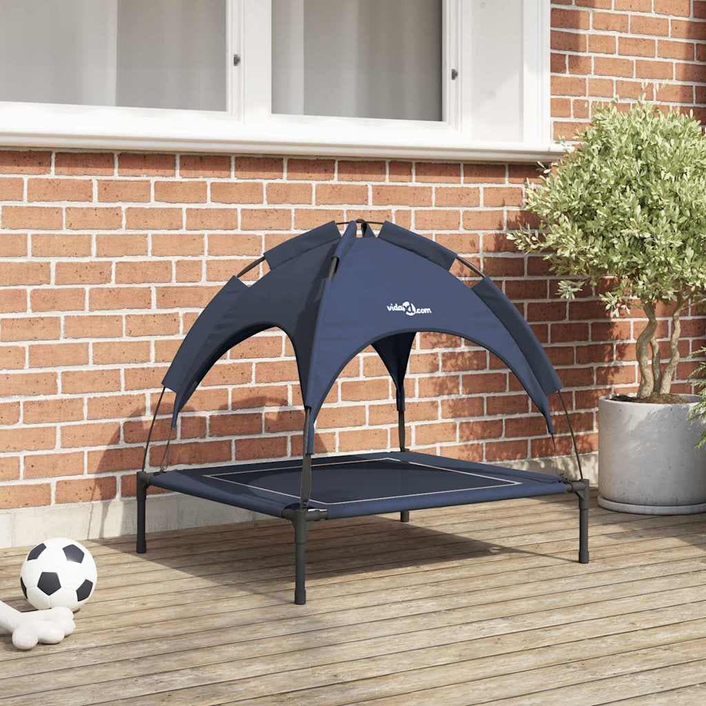 Letto per Cani 71 x 64 x 71 cm Acciaio Blu navy