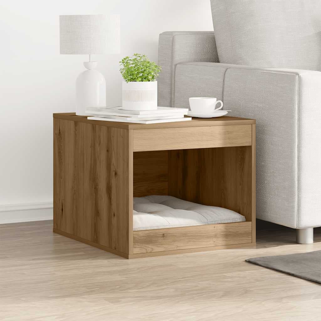 Recinto Lettiera Rovere Artigianale 47x59x42 cm in Truciolato