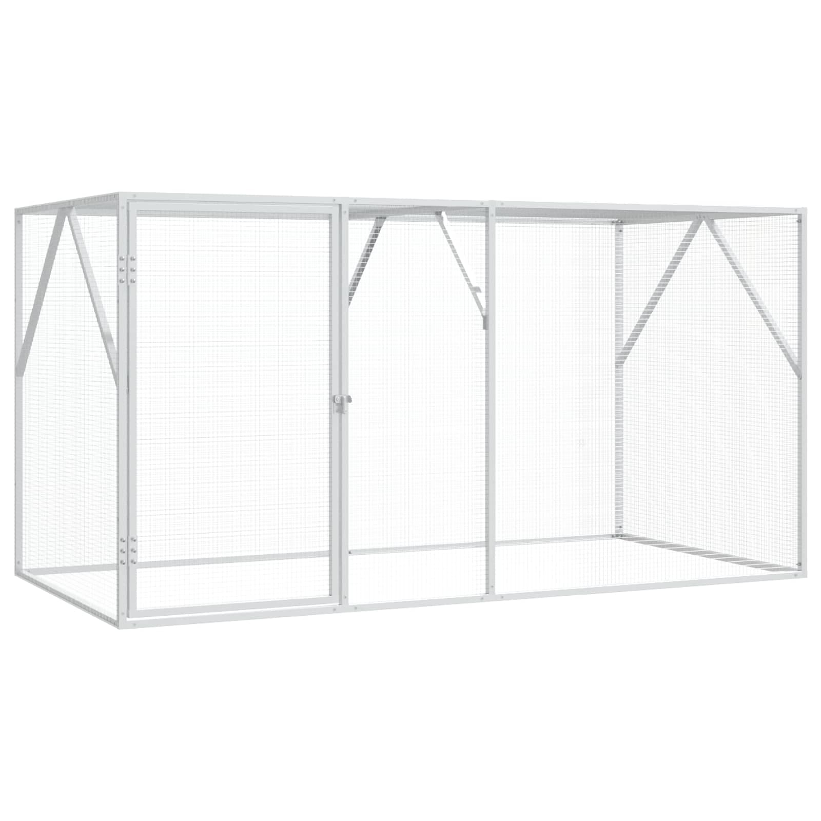 Gabbia per uccelli Argento 208 x 102 x 108 cm